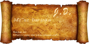 Jász Darinka névjegykártya